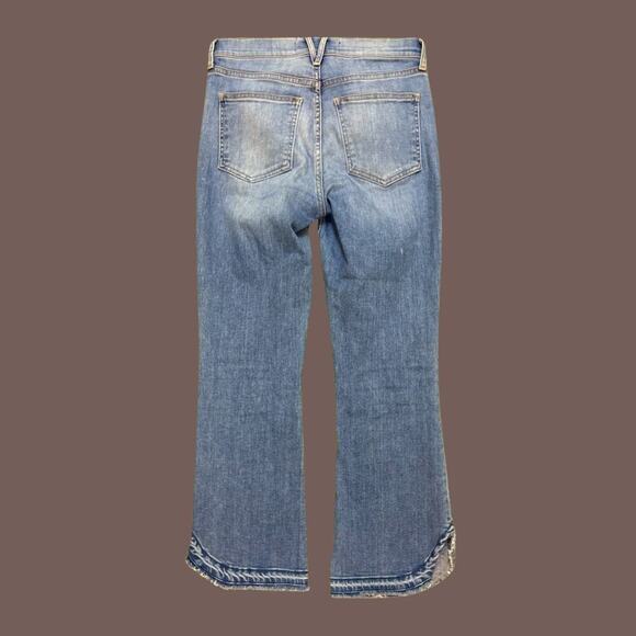 Veronica Beard Baby Boot Jeans | High Rise Beach Wash | Size 28 | USA - Picture 3 of 5
